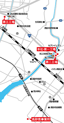 工場・事務所地図